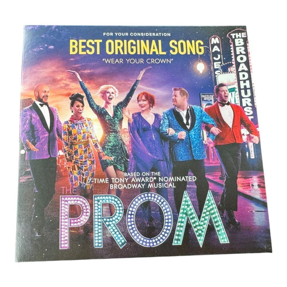 Prom FYC For Your Consideration Awards Promo‎ Screener Rare Best Original Song